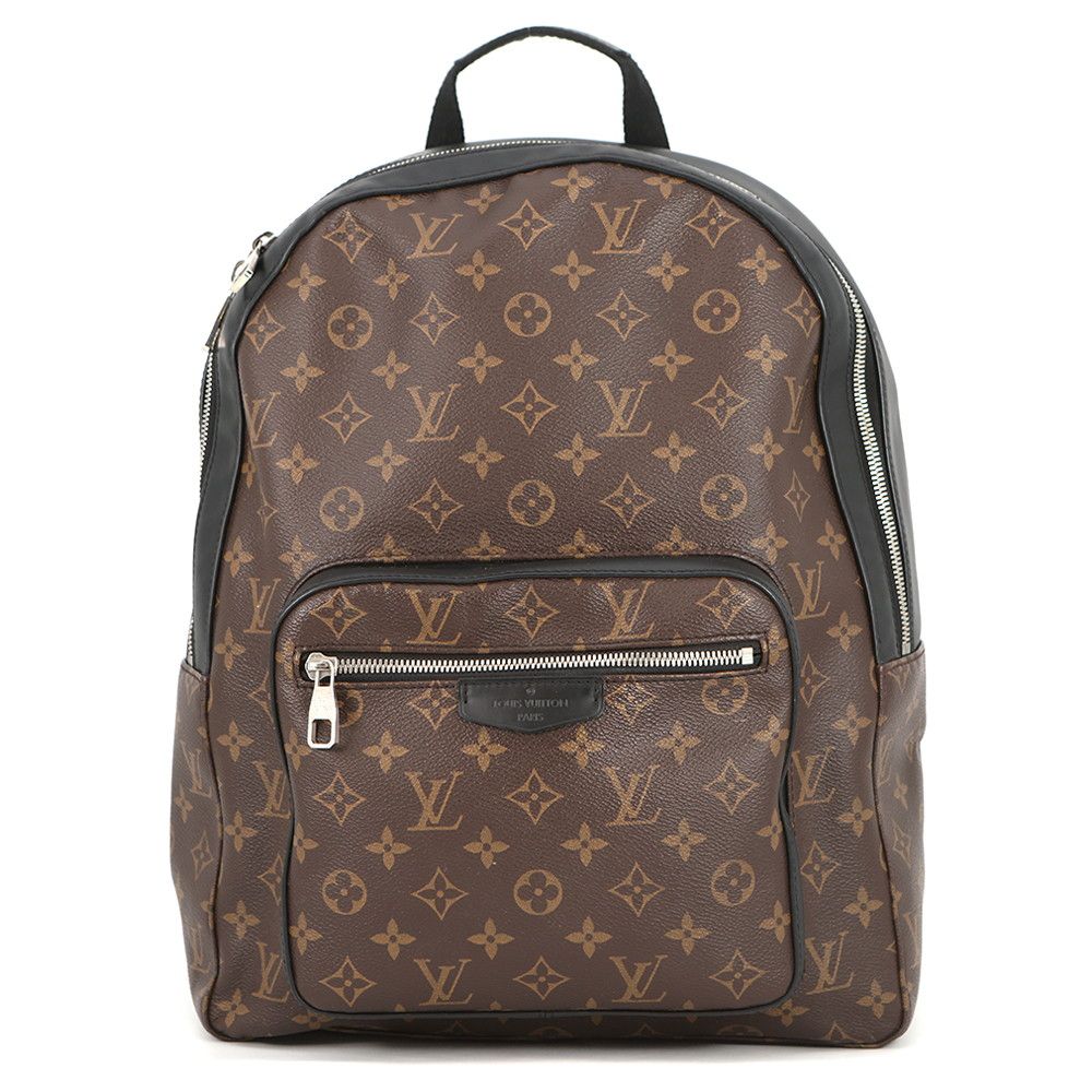 Louis Vuitton Backpack Monogram Macassar Josh NV Black