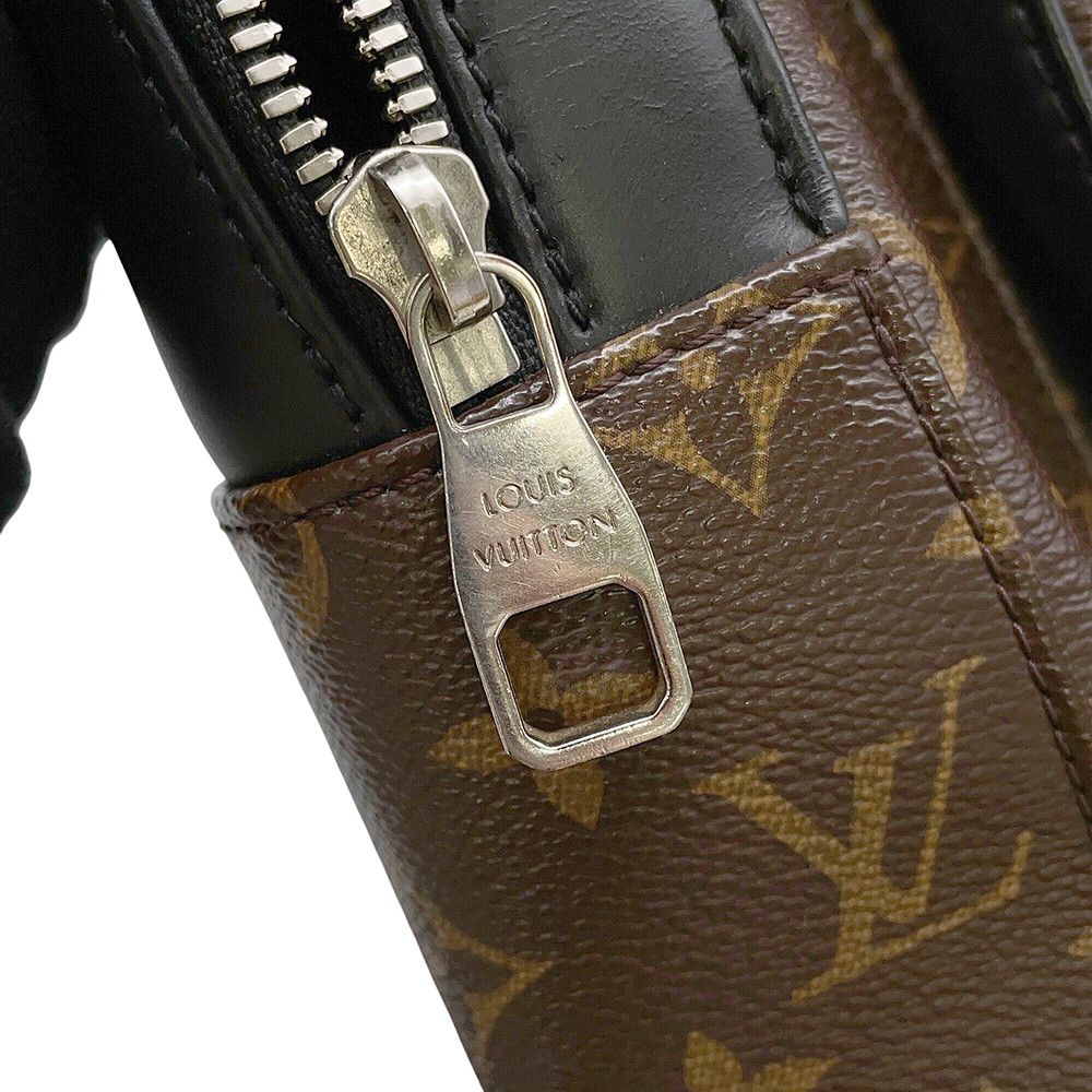 Louis Vuitton Backpack Monogram Macassar Josh NV Black — view 8