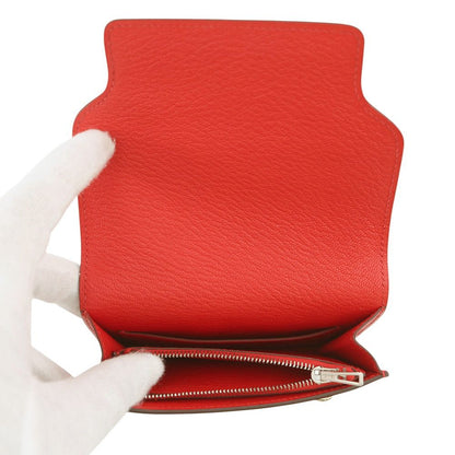 Hermes Wallet Roulis Slim le Juku Silver Chevre Misor — view 5