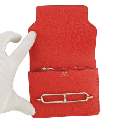 Hermes Wallet Roulis Slim le Juku Silver Chevre Misor — view 4