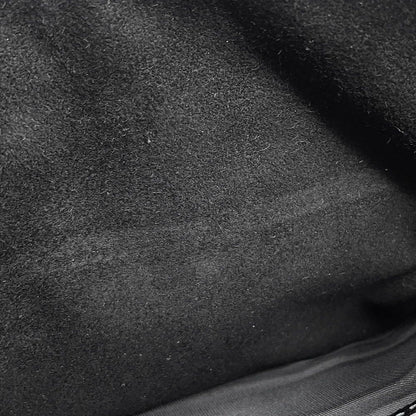Dior Shoulder Bag Macro Cannage Hobo Bag Crinkled Calfskin Black — view 7
