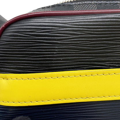 Louis Vuitton Shoulder Bag Damier Graphite Epi Danube Slim Black — view 6