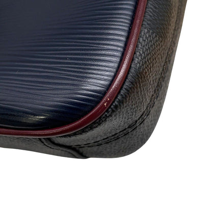 Louis Vuitton Shoulder Bag Damier Graphite Epi Danube Slim Black — view 7