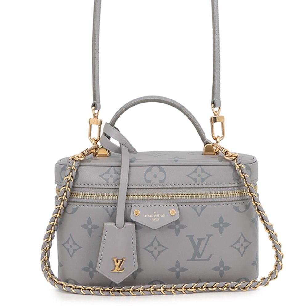 Louis Vuitton Handbag Monogram Calf Leather Vanity Chain Pouch
