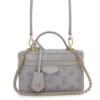 Louis Vuitton Handbag Monogram Calf Leather Vanity Chain Pouch