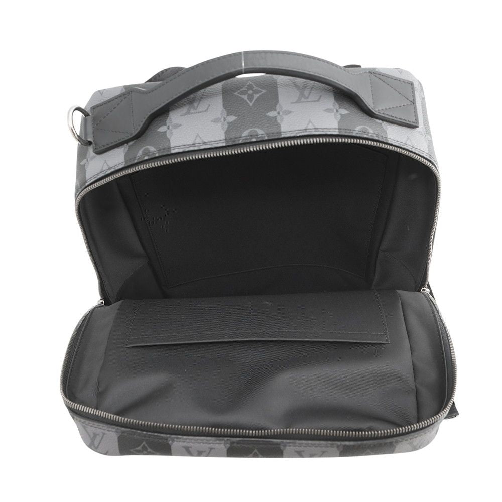 Louis Vuitton Backpack Monogram Striped Eclipse Modular Collaboration Black — view 5