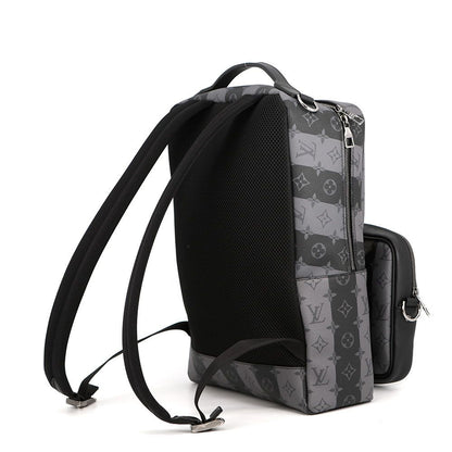 Louis Vuitton Backpack Monogram Striped Eclipse Modular Collaboration Black — view 2