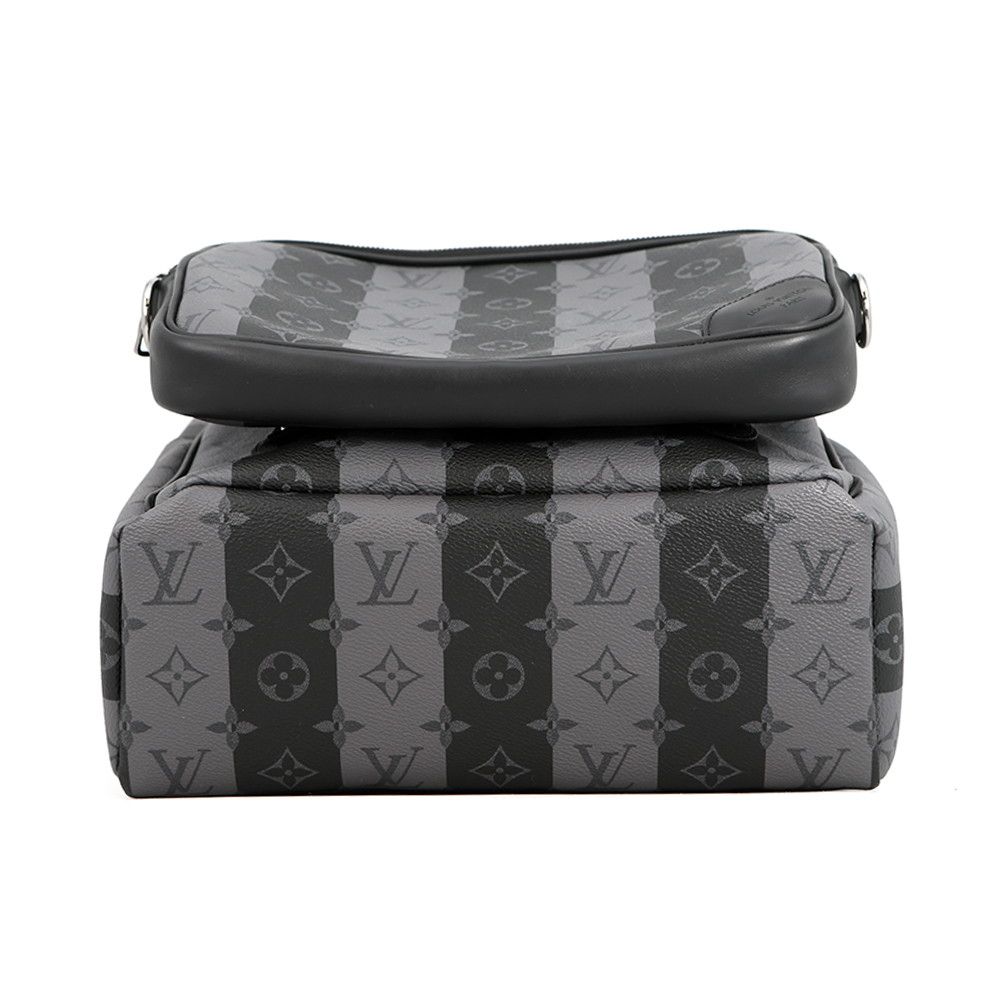 Louis Vuitton Backpack Monogram Striped Eclipse Modular Collaboration Black — view 3