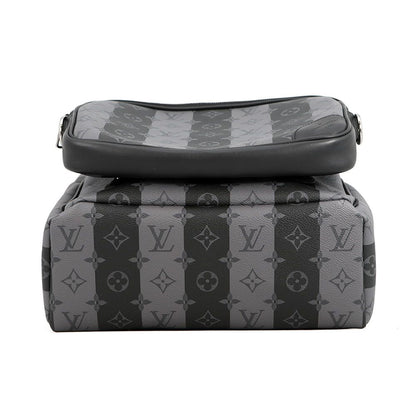 Louis Vuitton Backpack Monogram Striped Eclipse Modular Collaboration Black — view 3