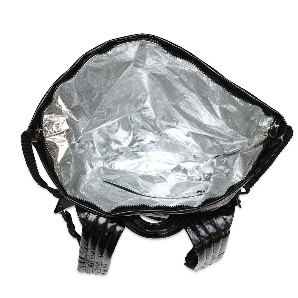 Bottega Veneta Backpack Tent Patent Black — view 5
