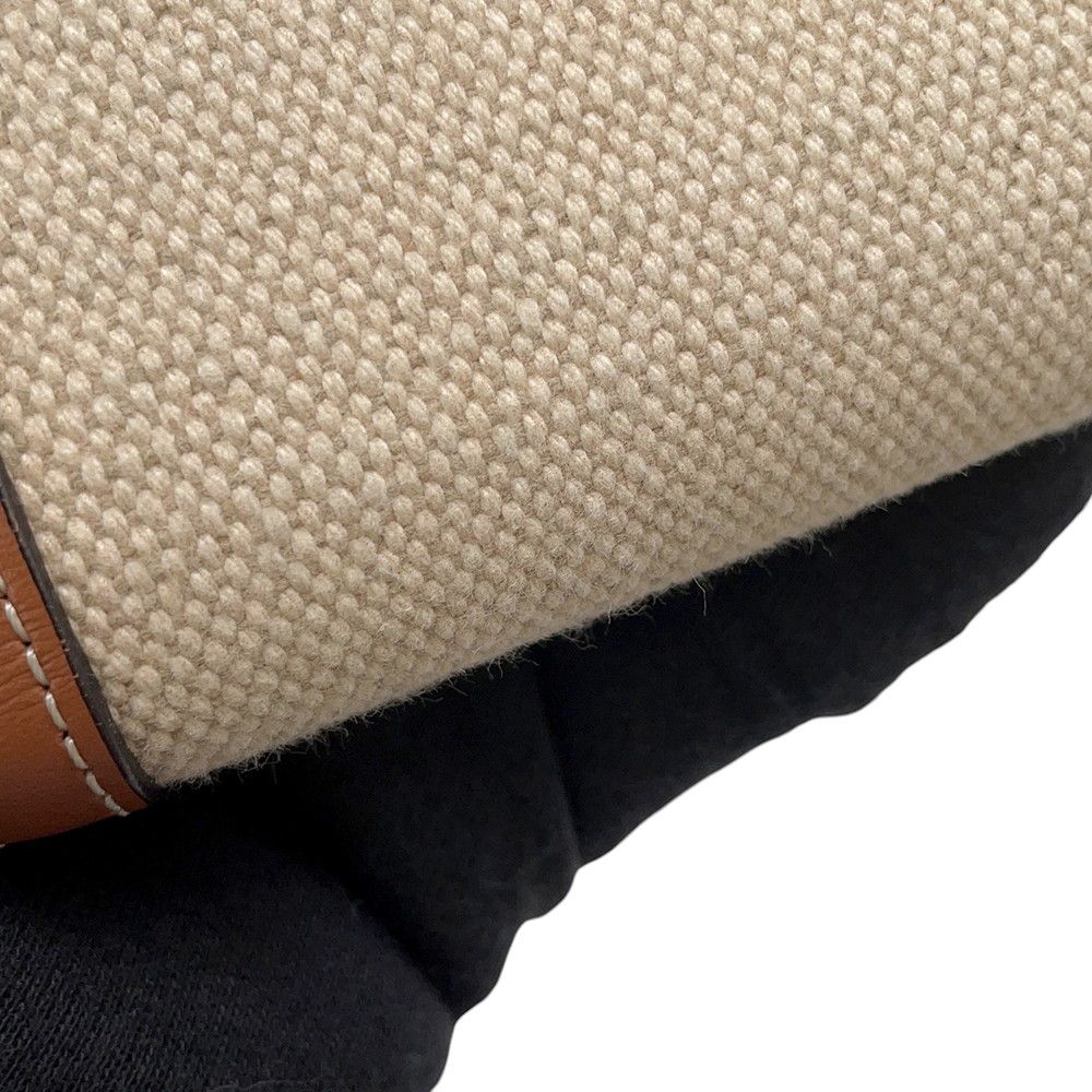Celine Trifold Wallet Triomphe Flap Small Canvas Leather — view 8