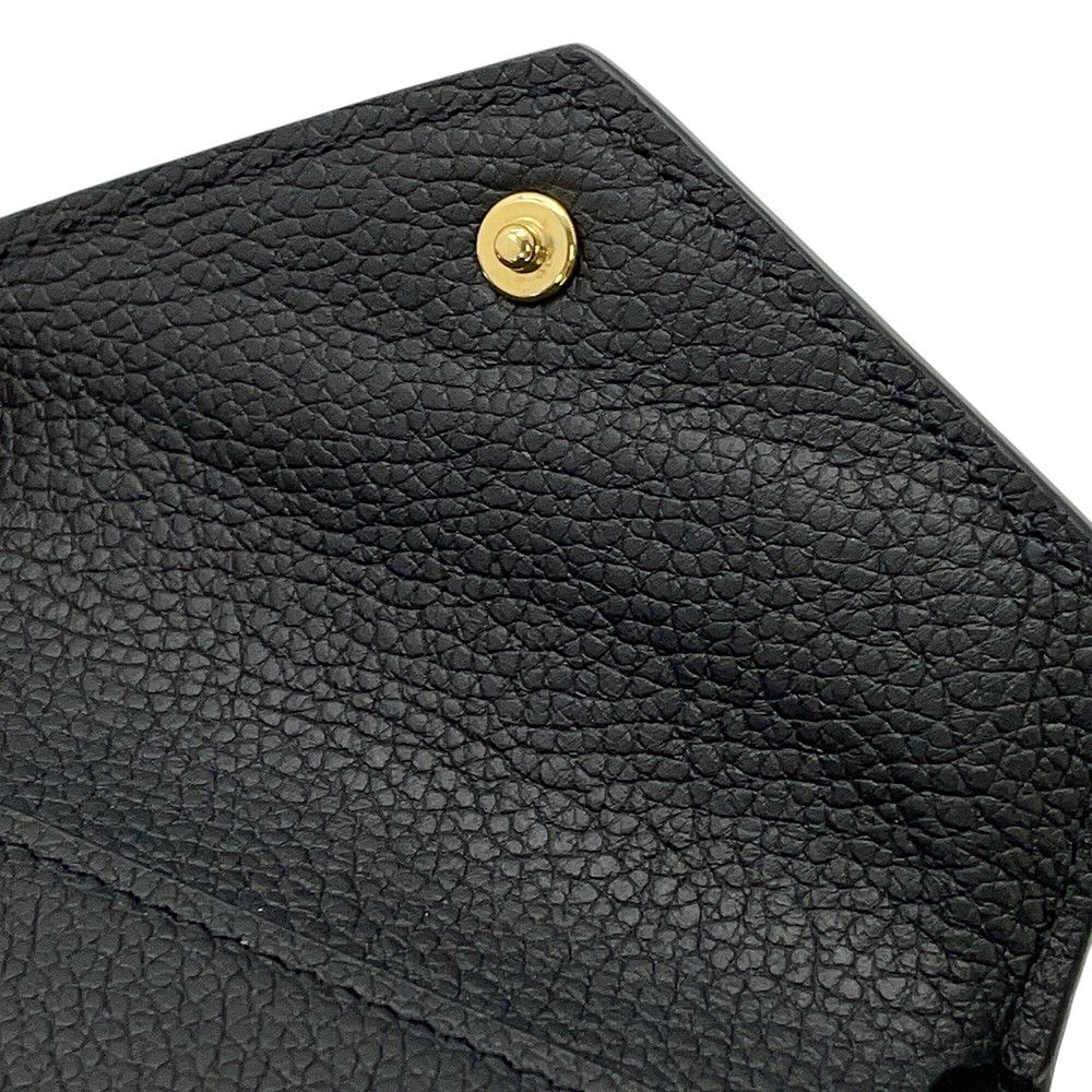 Louis Vuitton Trifold Wallet Monogram Empreinte Portefeuille Zoe Black — view 8