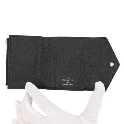 Louis Vuitton Trifold Wallet Monogram Empreinte Portefeuille Zoe Black — view 4