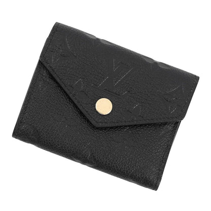 Louis Vuitton Trifold Wallet Monogram Empreinte Portefeuille Zoe Black