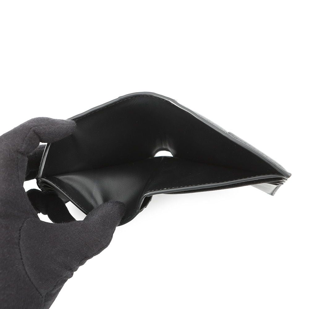 Bottega Veneta Bifold Wallet Maxi Intrecciato Leather Black — view 5