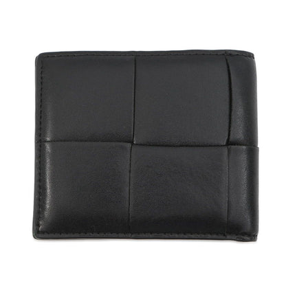 Bottega Veneta Bifold Wallet Maxi Intrecciato Leather Black — view 3