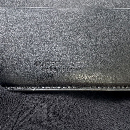 Bottega Veneta Bifold Wallet Maxi Intrecciato Leather Black — view 9