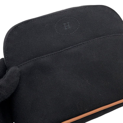 Hermes Pouch Bolide PM Black Silver Cotton Case — view 5