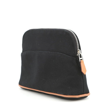 Hermes Pouch Bolide PM Black Silver Cotton Case — view 2