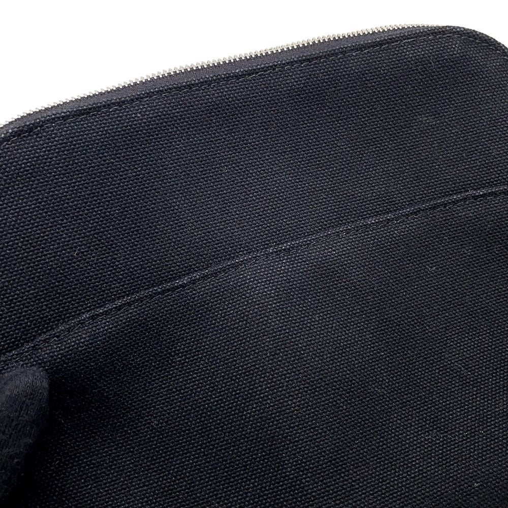 Hermes Pouch Bolide PM Black Silver Cotton Case — view 7