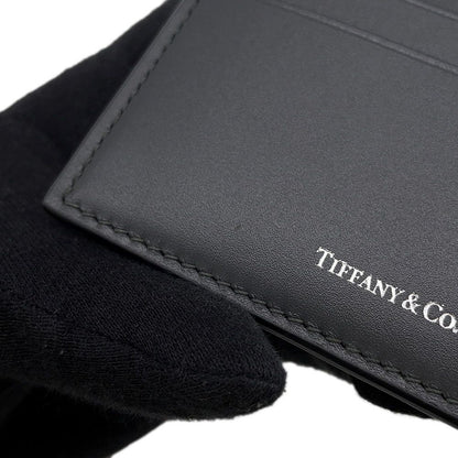 Tiffany & Co Card Case Logo Leather — view 5