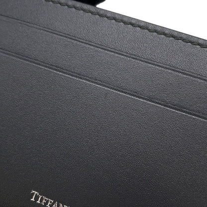 Tiffany & Co Card Case Logo Leather — view 6