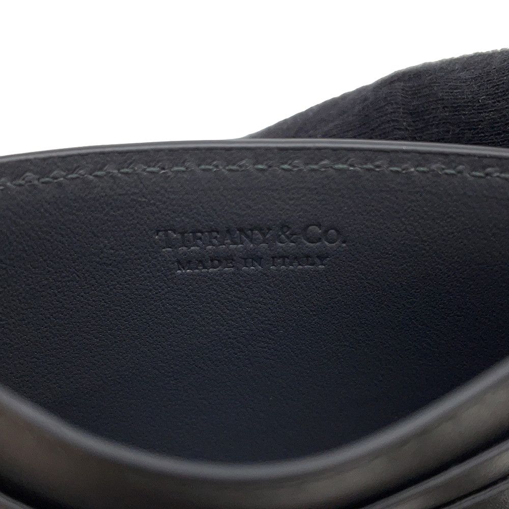 Tiffany & Co Card Case Logo Leather — view 9