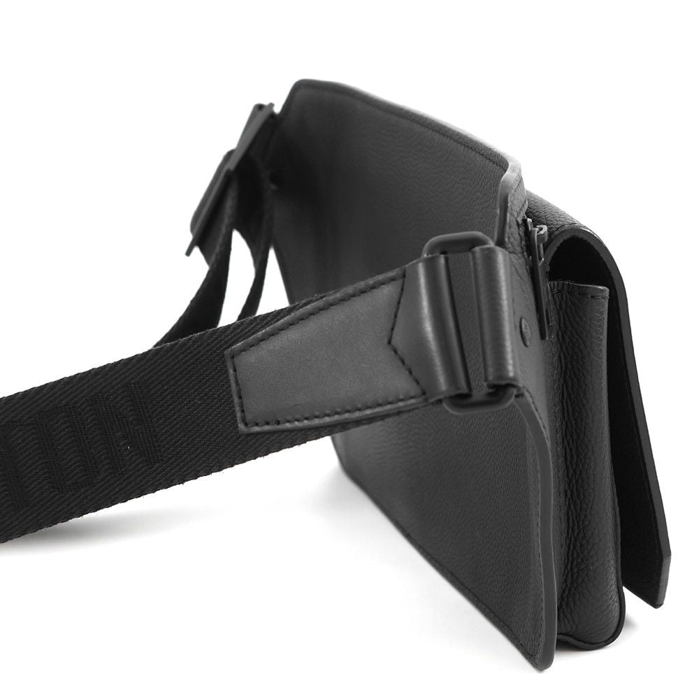 Louis Vuitton Belt Bag Gray Leather Takeoff Sling Black — view 3