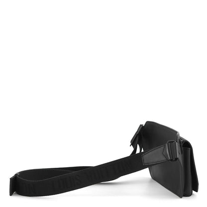 Louis Vuitton Belt Bag Gray Leather Takeoff Sling Black — view 2