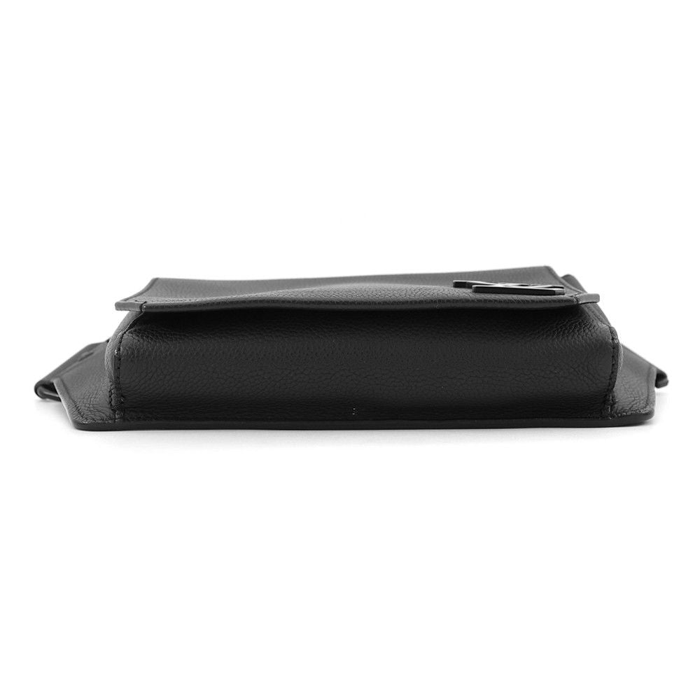 Louis Vuitton Belt Bag Gray Leather Takeoff Sling Black — view 4