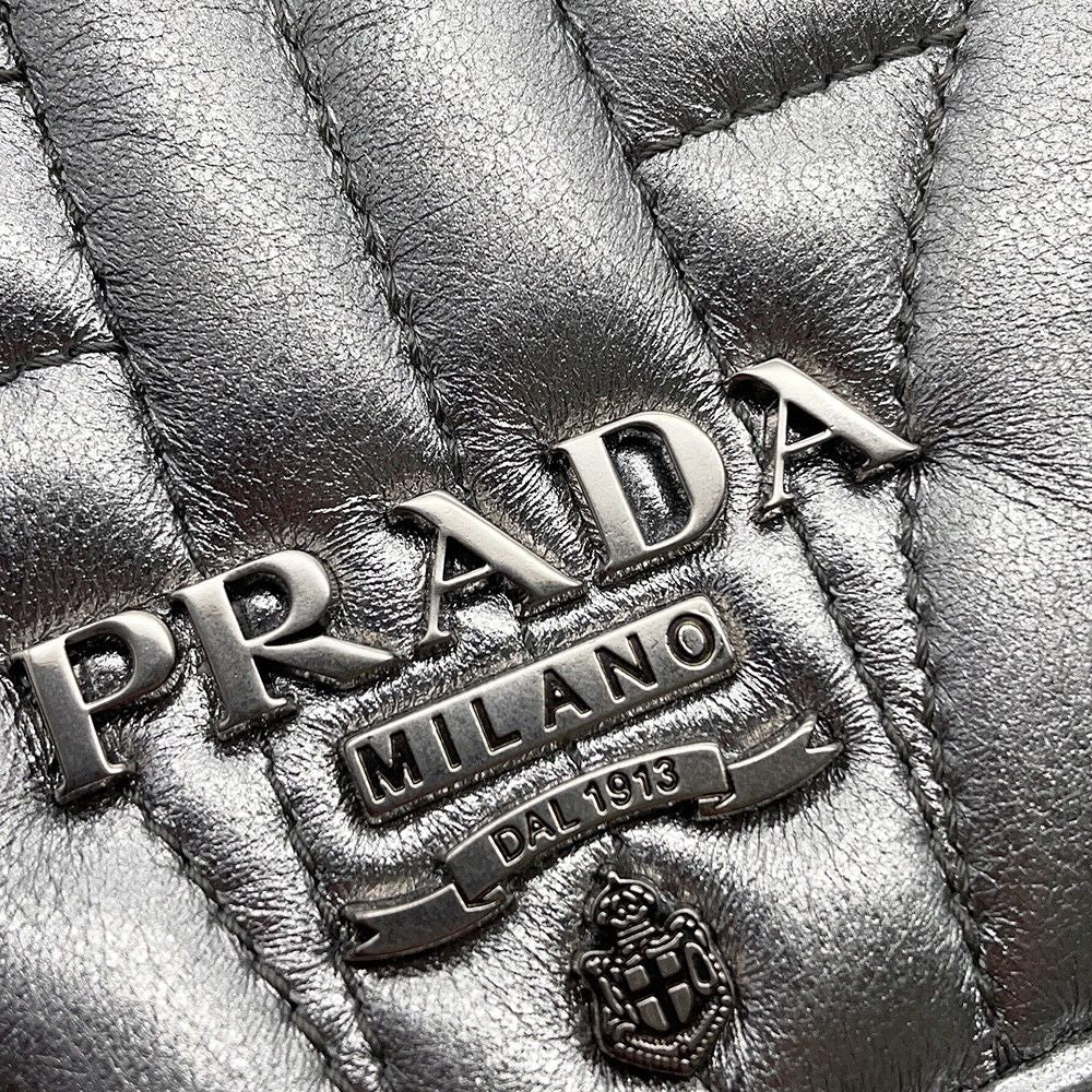 Prada Bifold Wallet Logo Compact — view 7