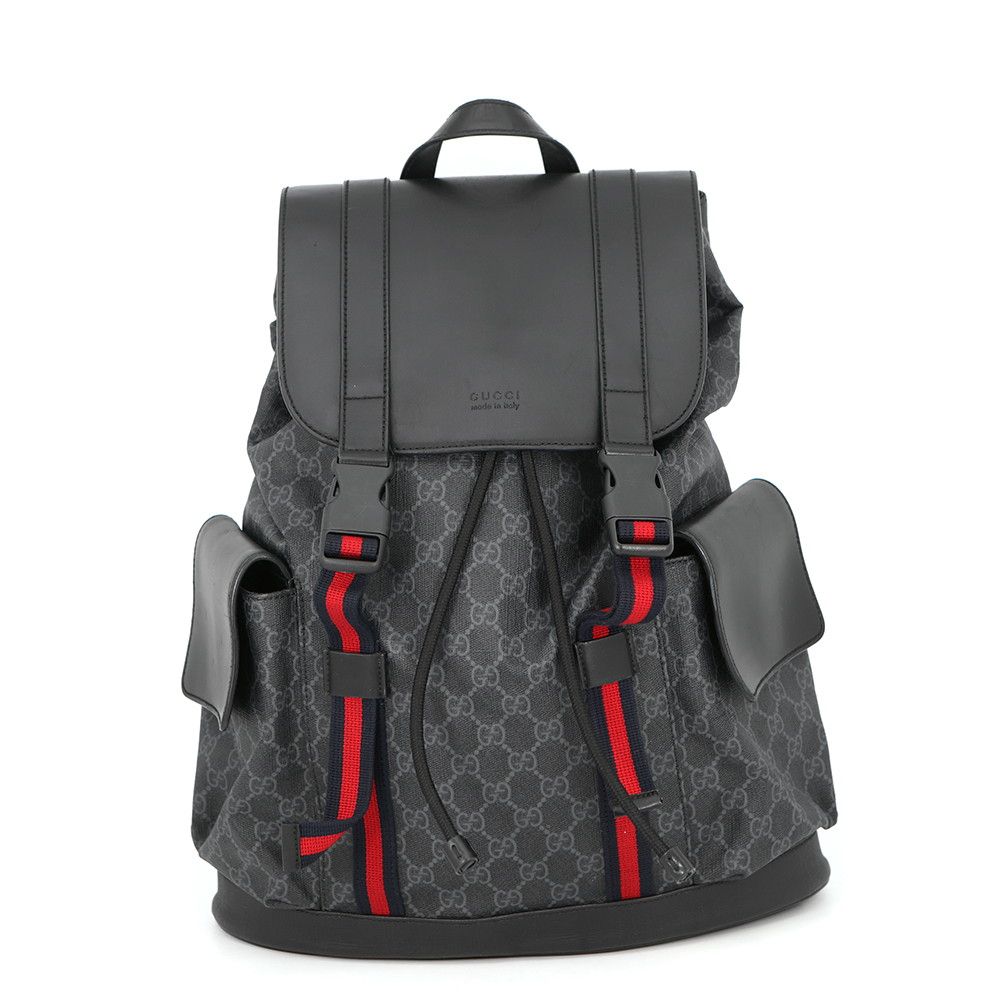 Gucci Backpack GG Supreme Black