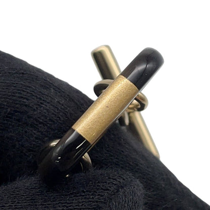 Hermes Earrings Sur Mer Buffalo Horn Metal — view 6