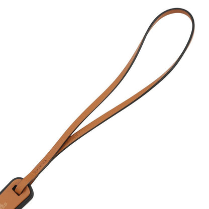 Hermes Bag Charm Oran Nano Etoupe Natural Sable Black Epsom — view 4