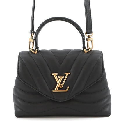 Louis Vuitton Calf Leather Holdomi 2-Way Shoulder Bag Black