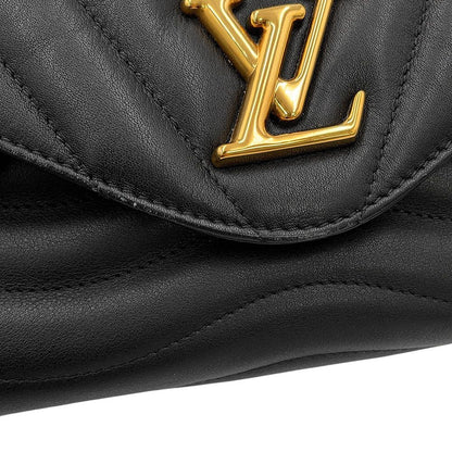 Louis Vuitton Calf Leather Holdomi 2-Way Shoulder Bag Black — view 7