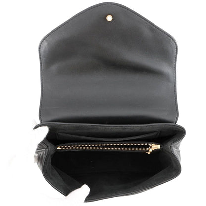 Louis Vuitton Calf Leather Holdomi 2-Way Shoulder Bag Black — view 6