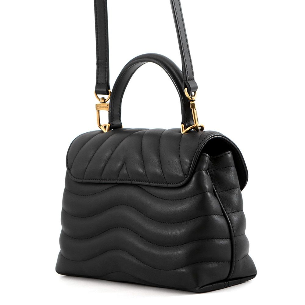 Louis Vuitton Calf Leather Holdomi 2-Way Shoulder Bag Black — view 2
