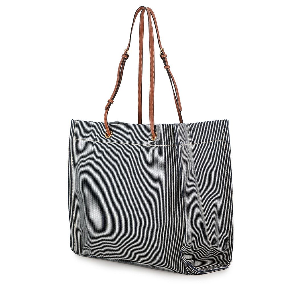Celine Tote Square Cabas Stripe Canvas — view 2