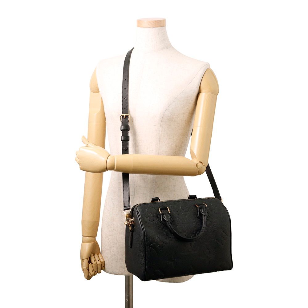 Louis Vuitton Handbag Monogram Empreinte Speedy Bandouliere 25 2-Way Black — view 5