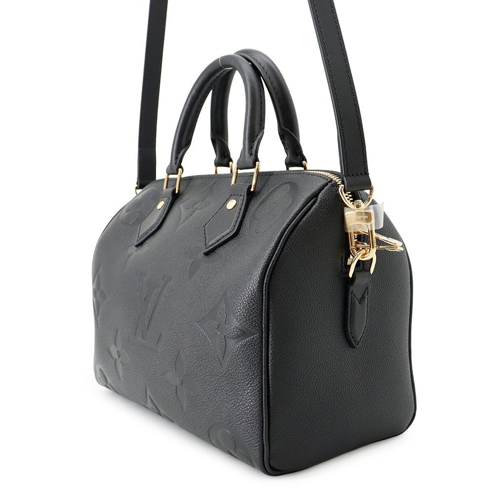 Louis Vuitton Handbag Monogram Empreinte Speedy Bandouliere 25 2-Way Black — view 2