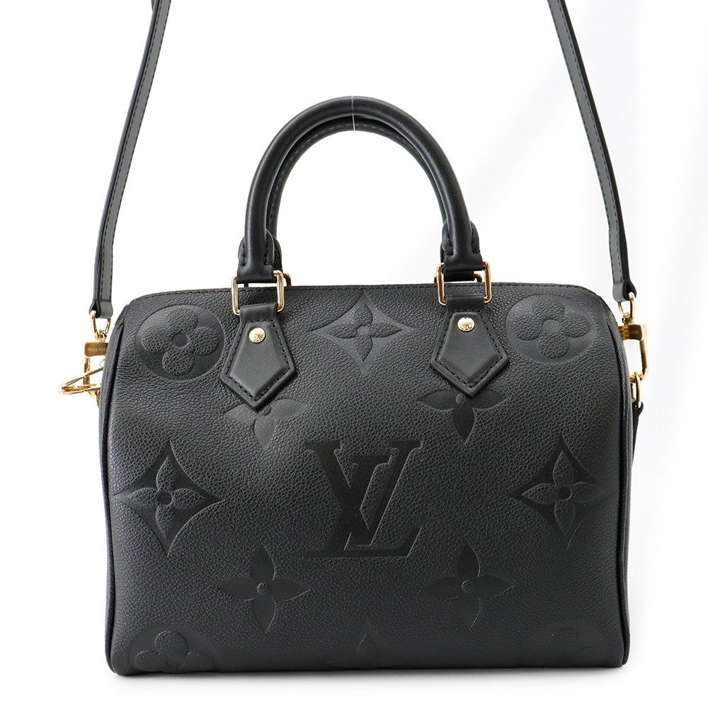 Louis Vuitton Handbag Monogram Empreinte Speedy Bandouliere 25 2-Way Black
