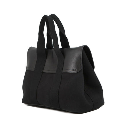 Hermes Handbag Valparaiso Black Silver Toilet Blanc Leather — view 2