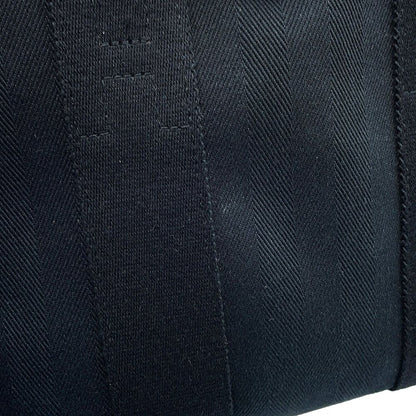 Hermes Handbag Valparaiso Black Silver Toilet Blanc Leather — view 9