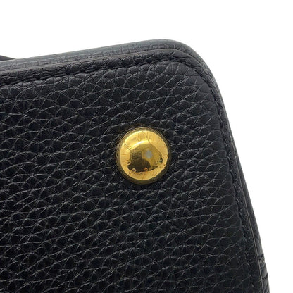 Louis Vuitton Handbag Capucines Taurillon Leather Bag Black — view 7