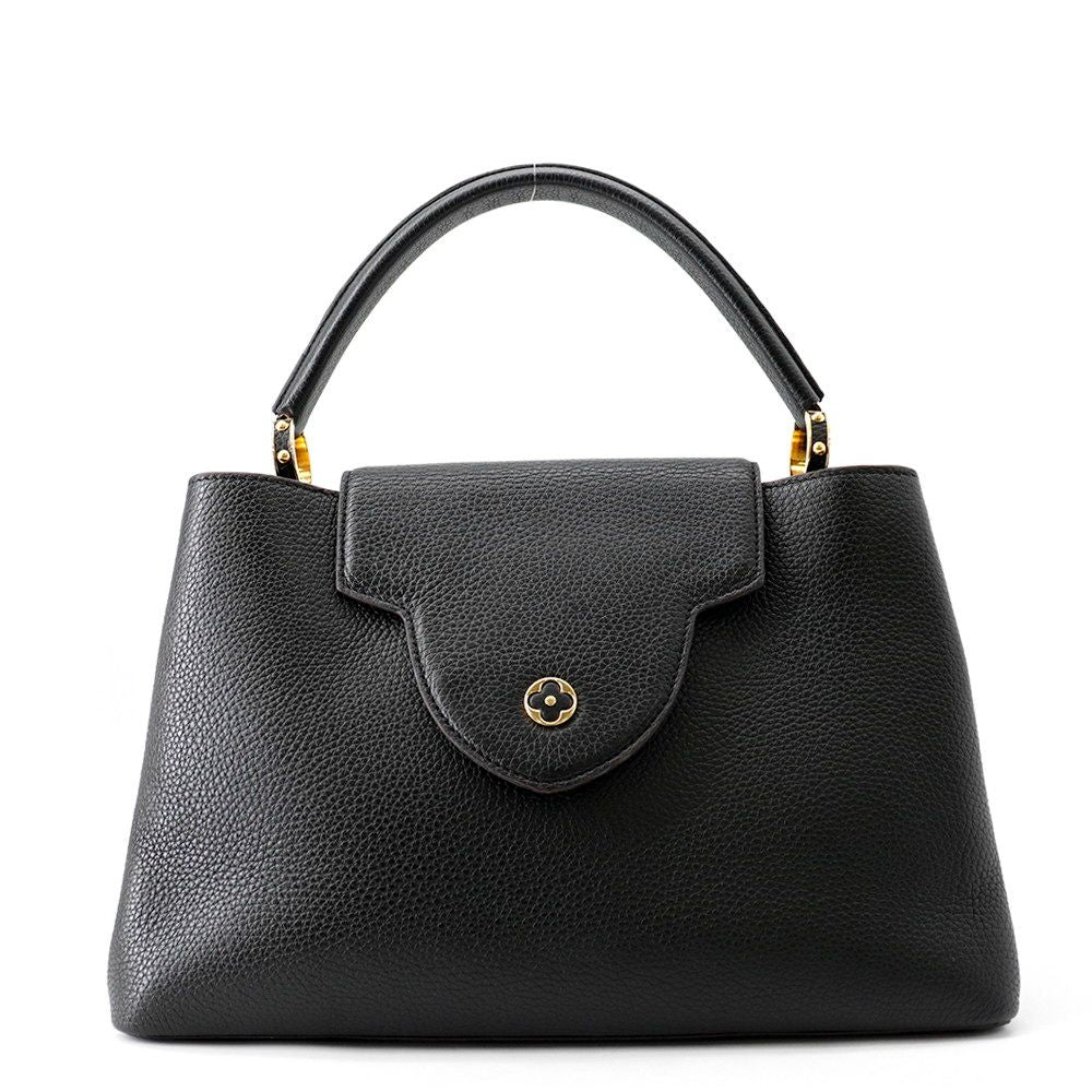 Louis Vuitton Handbag Capucines Taurillon Leather Bag Black
