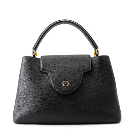 Louis Vuitton Handbag Capucines Taurillon Leather Bag Black