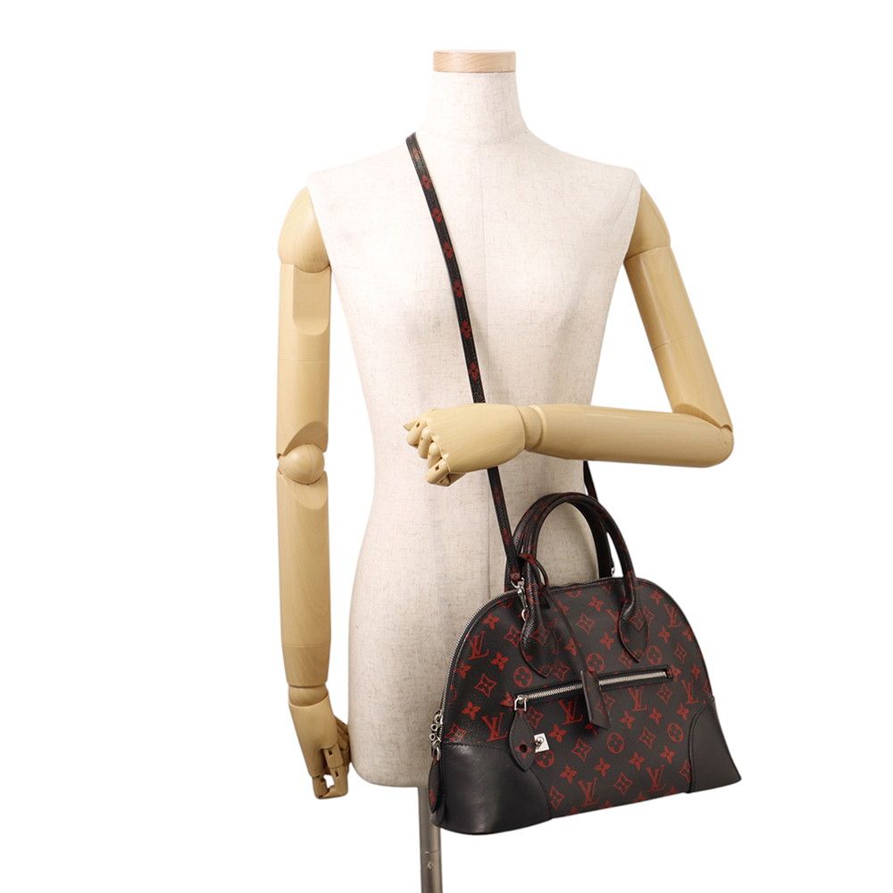 Louis Vuitton Monogram Empreinte Alma PM 2-Way Shoulder Bag Black — view 5