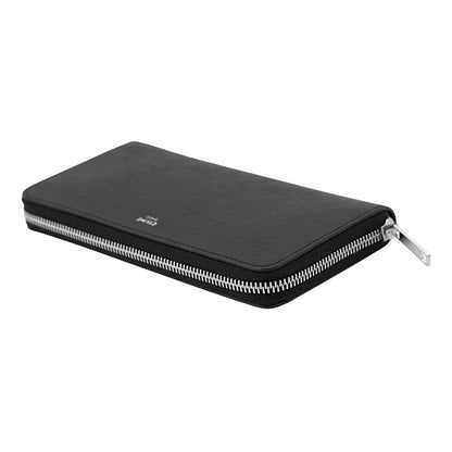 Celine Wallet Large Zipped Leather Black — view 2
