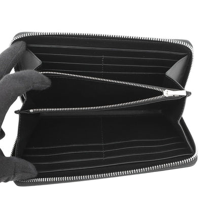 Celine Wallet Large Zipped Leather Black — view 4